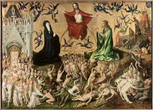 Laatste oordeel, ca. 1435 door Stephan Lochner