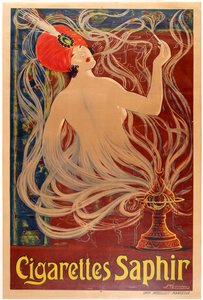 Cigarettes Saphir, 1910
