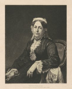 Portret van mevrouw Adams door Stephen Alonzo Schoff, after William Morris Hunt