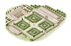 Brading Romeinse Villa, Isle of Wight, ca. 350-400 door Stephen Conlin