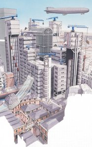 Het Lloyds-gebouw, City of London, ca. 1987-1995