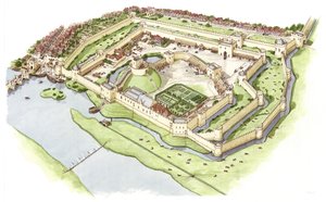 Wallingford Castle, Oxfordshire, c.1300-1399