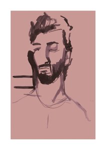 Ahmad (roos), 2023 (digitaal) door Stephen Dow
