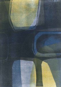 Bogen Zon  Zee I, 2015 (monoprint op papier) door Stephen Dow