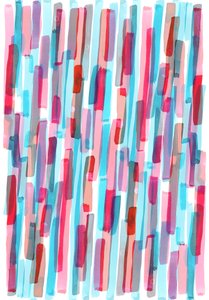 Brush Stripe, 2017 door Stephen Dow