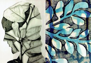 La Foret X, 2017 (collage) door Stephen Dow