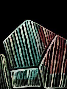 Monocollage 80, 2019 (digitaal) door Stephen Dow