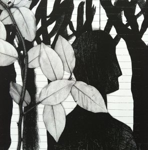 Het bos, 2014 (collage) door Stephen Dow