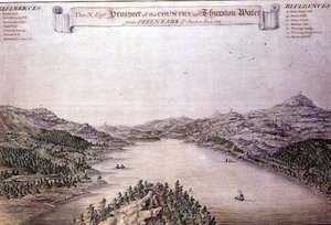 Noordoostelijk uitzicht op het land bij Thurston Water vanaf Peelnears door Stephen Penn