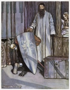 Illustratie voor Siegfried de Drakendoder door Stephen Reid