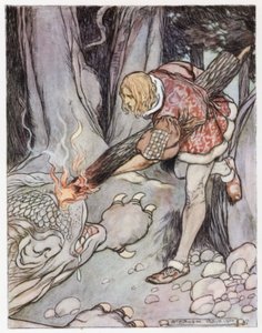 Illustratie voor Siegfried de Drakendoder