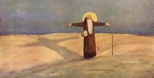 Sint-Antonius in de woestijn