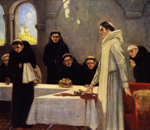 Sint-Benedictus en de monniken