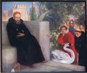 Sint-Hugh van Lincoln en de zwaan