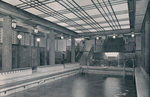 Het Zwembad aan Boord van S.S. Empress of Britain