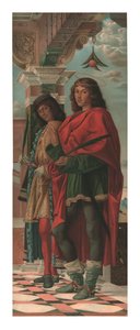 St. Nazarus met St. Celsus, 1874 door Storch and Kramer