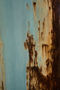 Verweerd blauw roest