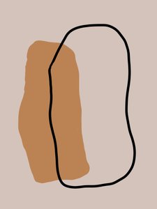 Moderne organische abstractie door Studio Palette