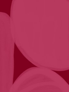 Roze vloeiende vormen door Studio Palette