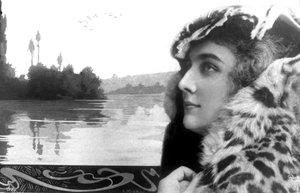 Alice Dufrene, ca. 1900 (foto) door Studio Reutlinger