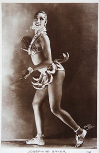 Josephine Baker bij de Folies Bergère, Parijs. Foto door Walery, Frankrijk, ca. 1925-30
