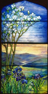 Landschapsraam (gebrandschilderd glas)