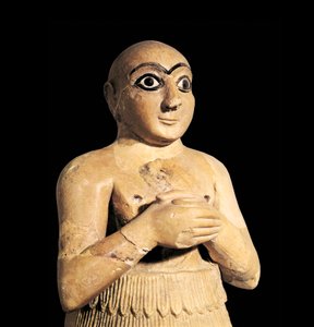 Selim, broer van de Koning van Mari in Syrië, 3e millennium v.Chr. door Sumerian Sumerian