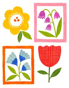 Vrolijke volksbloemen
