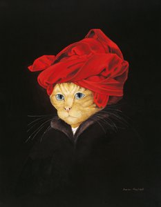 Illustratie uit Cats Galore! A Compendium of Cultured Cats (pub. 2015)