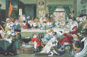 Illustratie uit Cats Galore! A Compendium of Cultured Cats (pub. 2015)
