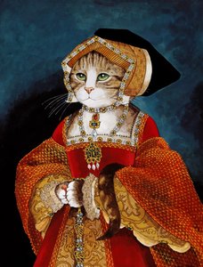 Illustratie uit Cats Galore! A Compendium of Cultured Cats (pub. 2015)