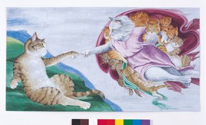 Illustratie uit Cats Galore! A Compendium of Cultured Cats