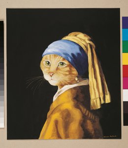 Illustratie uit Cats Galore! A Compendium of Cultured Cats