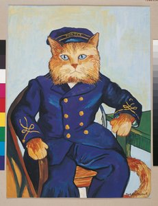 Illustratie uit Cats Galore! A Compendium of Cultured Cats (pub. 2015)