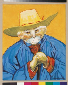 Illustratie uit Cats Galore! A Compendium of Cultured Cats (pub. 2015)
