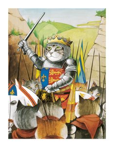 Illustratie uit Shakespeare Cats: Poster Book (pub. 2016) door Susan Herbert