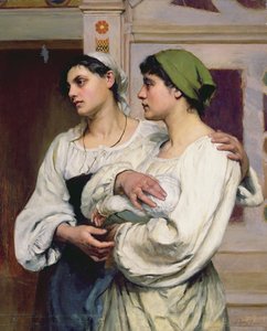 Italiaanse vrouwen in de kerk