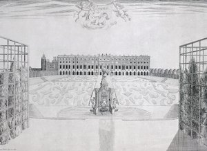 Hampton Court Zuidgevel, ca. 1830