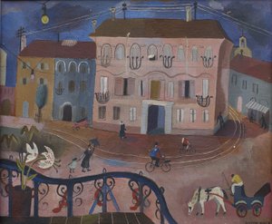 Straatscène door Suzanne Cooper
