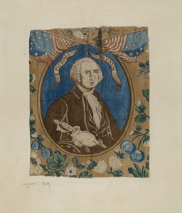 Portret van George Washington, ca. 1939 door Suzanne Roy