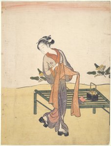  door Suzuki Harunobu