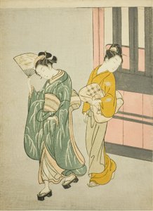 Verfrissende Bries van een Waaier (Ogi no seiran), uit de serie 