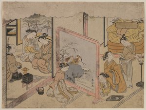  door Suzuki Harunobu