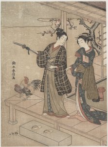  door Suzuki Harunobu