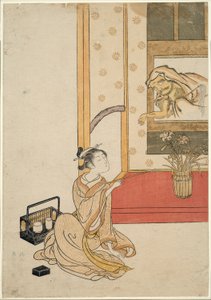Daruma een sigaret geven