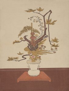 Ike Bana Bloemschikking in de Ike-no-bo Stijl, waarschijnlijk 1765