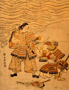 Kumagai Naozane en Taira no Atsumori, episode uit oorlog tussen Taira en Minamoto