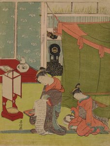  door Suzuki Harunobu