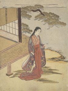 Lady Komachi door Suzuki Harunobu