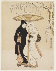  door Suzuki Harunobu
